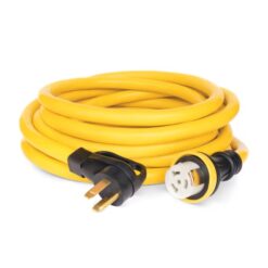 Champion Power Equipment 100828 50-Amp RV Generator 30-ft 1 3 Prong Yellow Outdoor Heavy Duty Locking Extension Cord