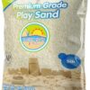 Classic Sand and Play Sand for Sandbox, Table, Therapy, and Outdoor Use, 5 lb. Bag, Natural, Non-Toxic, Wet Castle Building for Creativity and Stimulates Sensory Skills