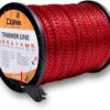 Cluparis String Trimmer Line .095-Inch-by-1765-Foot 5lb Premium Spiral in Spool Red Heavy-Duty Trimmer Cord