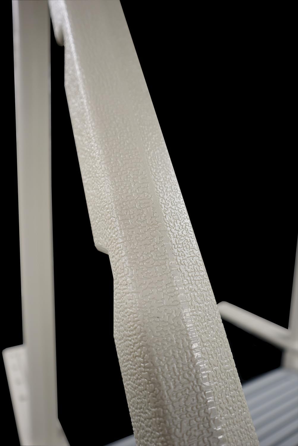 Confer Plastics Step-1X Sturdy Above Ground Entry System with Dual Handrails and Slip-Resistant Steps, Easy Installation, Supports up to 400 lbs - Proudly Made in USA. Warm Grey with Grey Treads9