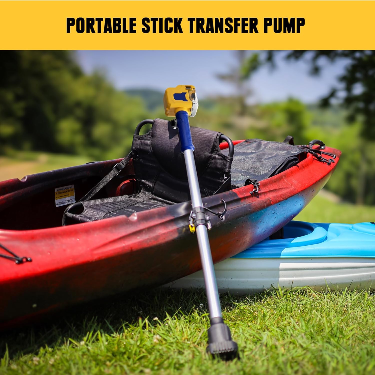 Cordless Stick Water Transfer Pump Compatible with Dewalt 20V Battery, 720GPH Brushless Deep Well Submersible Pump, Portable Sump Pump Stick Utility Pump for Pool Garden Pond (Tool Only)6