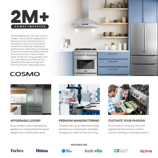 Cosmo COS-36IRHP 36 inch Ducted 380-CFM Stainless Steel Insert Under Cabinet Range Hood 6_11zon