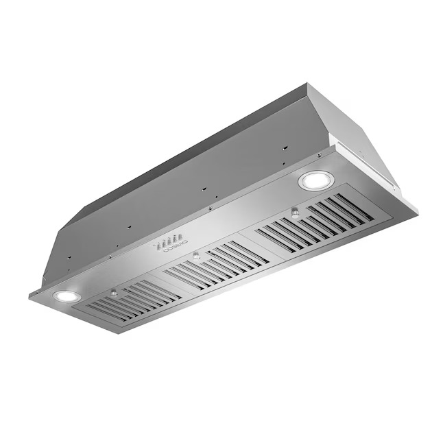 Cosmo COS-36IRHP 36 inch Ducted 380-CFM Stainless Steel Insert Under Cabinet Range Hood7_11zon
