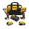 DEWALT DCK249E1M1 20V MAX XR HD-Impact Kit with 2 Batteries, Charger and Tool Bag
