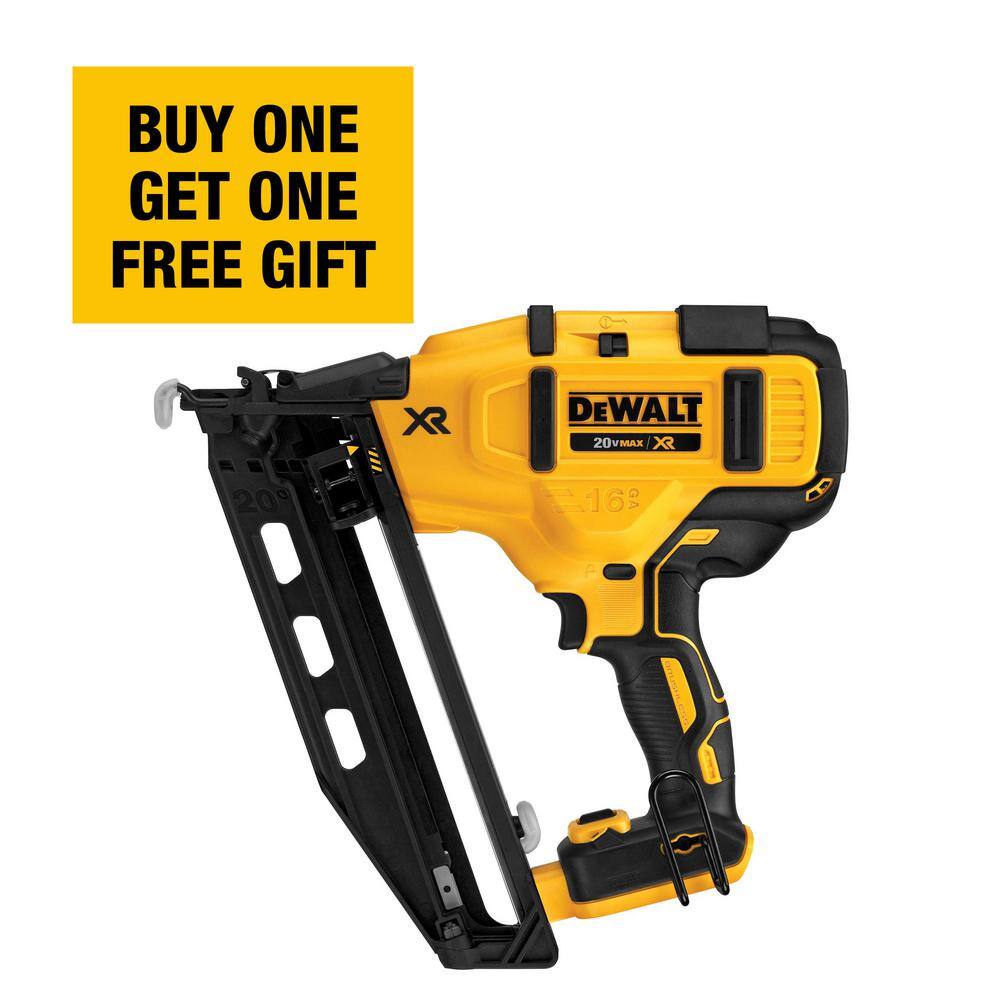 DEWALT DCN660BWS356B 20V MAX XR Lithium-Ion Electric Cordless 16GA Angled Finishing Nailer & Cordless Brushless Oscillating Tool (Tools Only)4