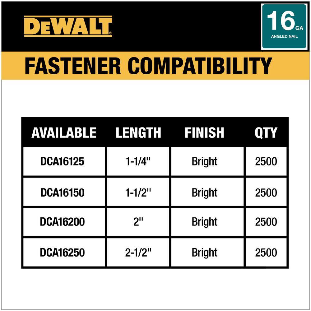 DEWALT DCN660BWS356B 20V MAX XR Lithium-Ion Electric Cordless 16GA Angled Finishing Nailer & Cordless Brushless Oscillating Tool (Tools Only)6