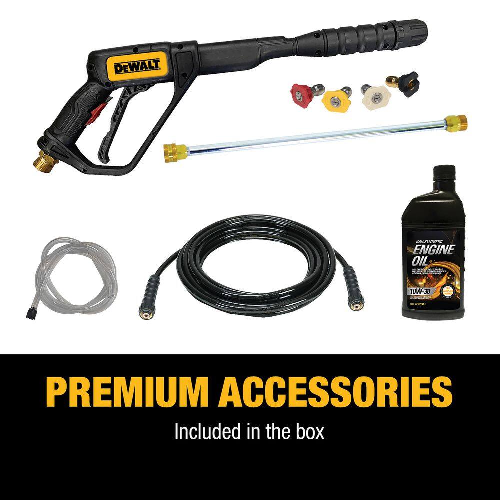 DEWALT DXPW61403-S 3100 PSI 2.3 GPM Cold Water Gas Pressure Washer with 163cc Engine6