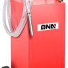 DNA MOTORING 35 Gallon Gas Caddy Fuel Tank Container, Large Gasoline Diesel Can with Wheels, Rotary Hand Pump for Cars, Lawn Mowers, ATVs, Boats, TOOLS-00387