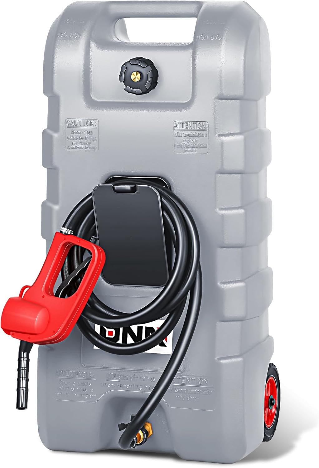 DNA MOTORING 58L Portable Fuel Caddy Tank Container for Gasoline Diesel Light Oil,13 Gallon, 2 Gal Min,Grey,TOOLS-00302 DNA MOTORING 58L Portable Fuel Caddy Tank Container for Gasoline Diesel Light Oil,13 Gallon, 2 Gal/Min,Grey,TOOLS-00302