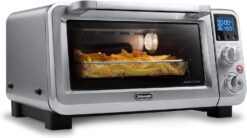 De'Longhi Air Fry Oven, Premium 9-in-1 Digital Air Fry Convection Toaster Oven, Stainless Steel, 14L, EO141164M