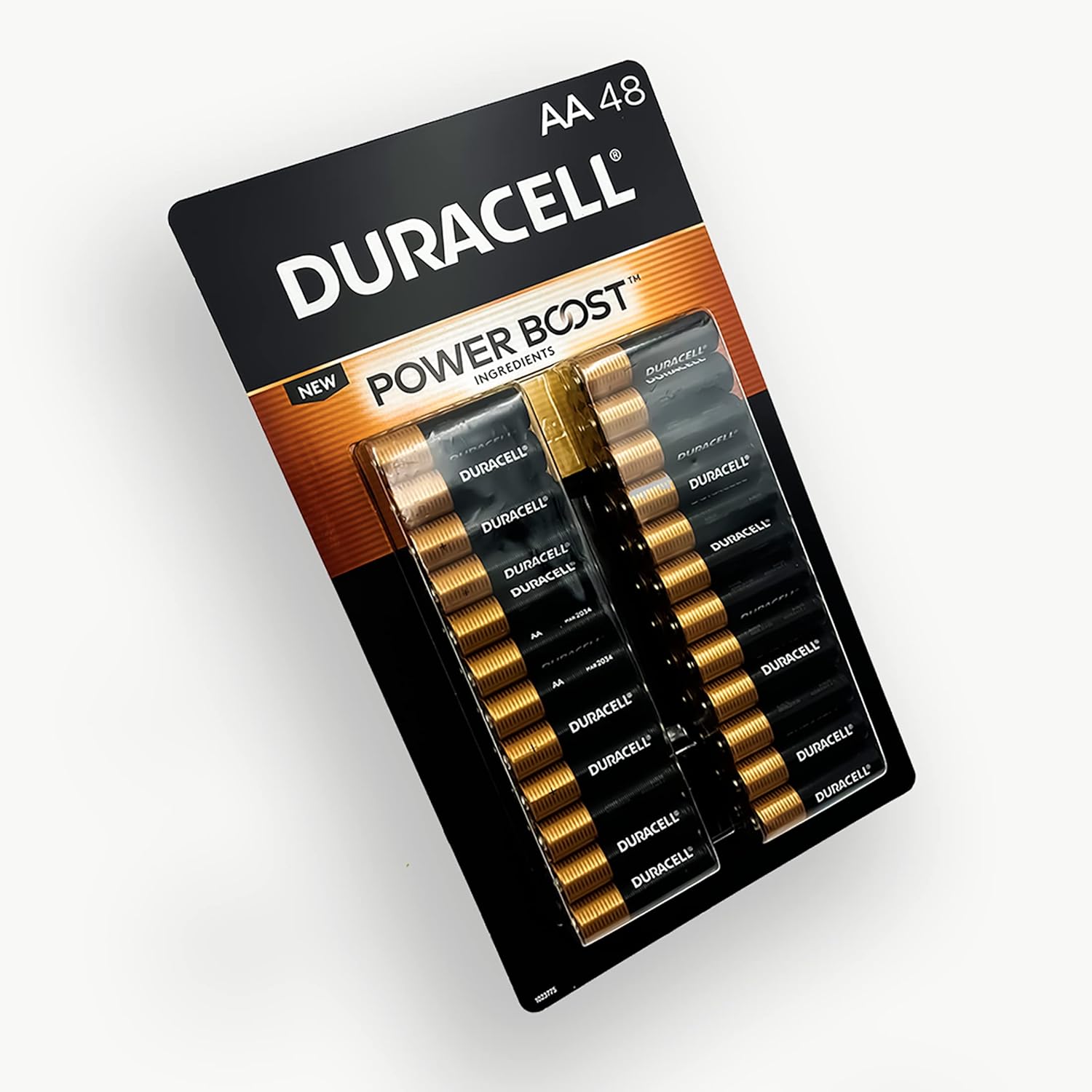 Duracell Coppertop Alkaline-Manganese Dioxide AA Battery, 1.5V, (Pack of 48)2