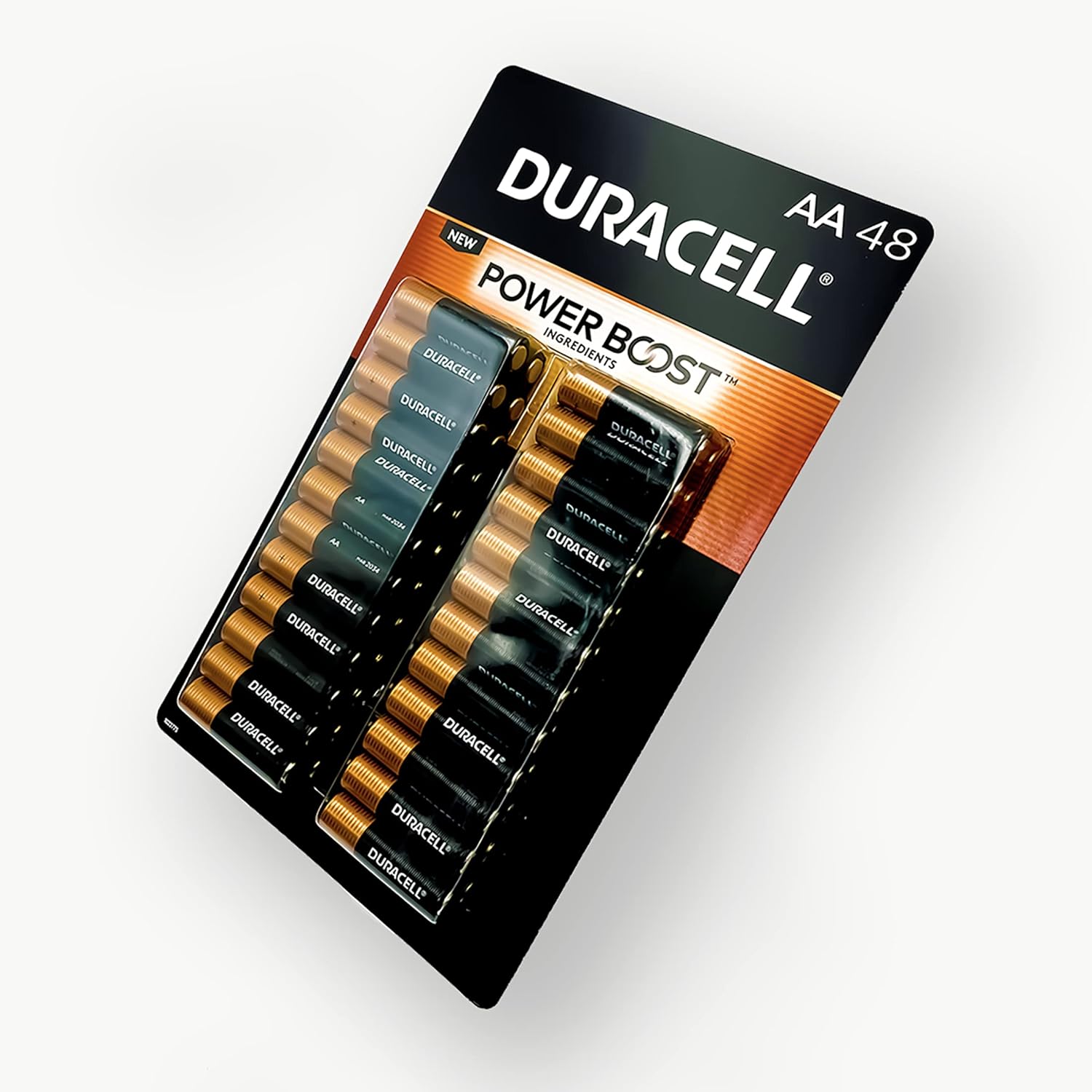 Duracell Coppertop Alkaline-Manganese Dioxide AA Battery, 1.5V, (Pack of 48)3