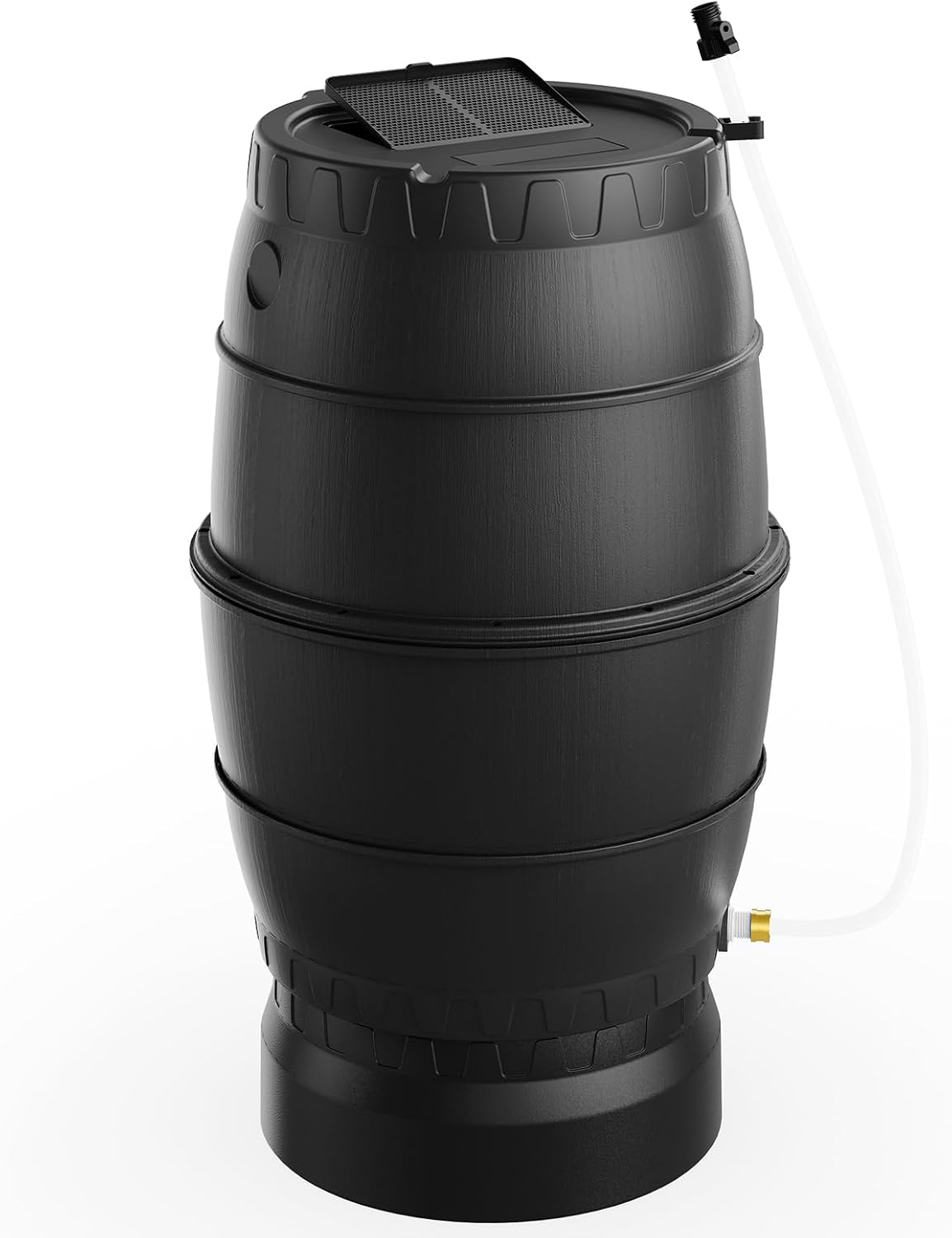 EJWOX Rain Barrel with Stand to Collect Rainwater from Gutter, Heavy Duty BPA Free Rain Water Collection Barrel with Spigot and Filter (45 Gallon, Black) EJWOX Rain Barrel with Stand to Collect Rainwater from Gutter, Heavy Duty BPA Free Rain Water Collection Barrel with Spigot and Filter (45 Gallon, Black)