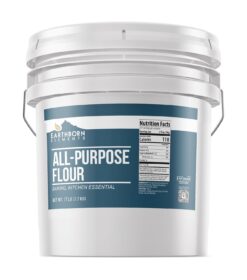 Earthborn Elements All-Purpose Flour, 3.5 Gallon Bucket, Bulk Size, Kitchen Essential, Baking & Cooking