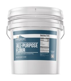 Earthborn Elements All-Purpose Flour, 5 Gallon Bucket, Bulk Size, Kitchen Essential, Baking & Cooking