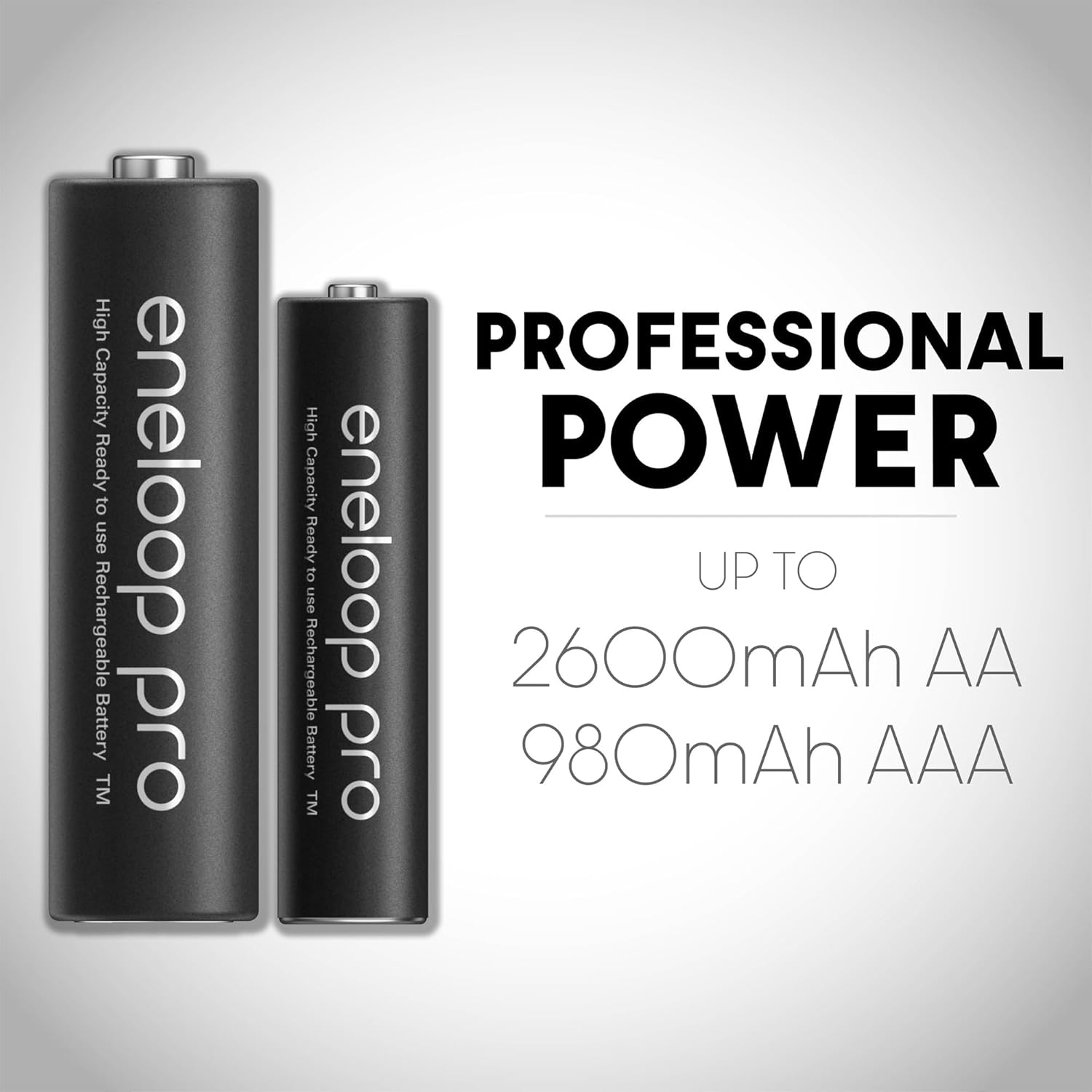 Eneloop Panasonic BK-3HCCA8BA pro AA High Capacity Ni-MH Pre-Charged Rechargeable Batteries, 8-Battery Pack2