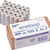Eneloop Panasonic BK-3MCA24/CA AA 2100 Cycle Ni-MH Pre-Charged Rechargeable Batteries. 24-Battery Pack