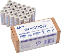 Eneloop Panasonic BK-3MCA24/CA AA 2100 Cycle Ni-MH Pre-Charged Rechargeable Batteries. 24-Battery Pack