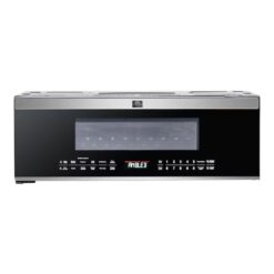 FORNO FOTR3080-30 Padula 1.2-cu ft Low Profile 29.88-in Over-the-Range Microwave with Sensor Cooking ( Black )