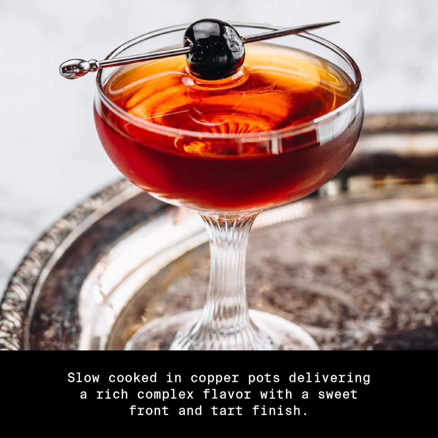 Filthy Cocktail Amarena Black Cherries, Premium Cocktail Garnish, All Natural Wild Italian Amarena Black Cherries, Non-GMO, Gluten Free, Vegan, Slow-Cooked, 45 Oz Tin, 170 Cherries11