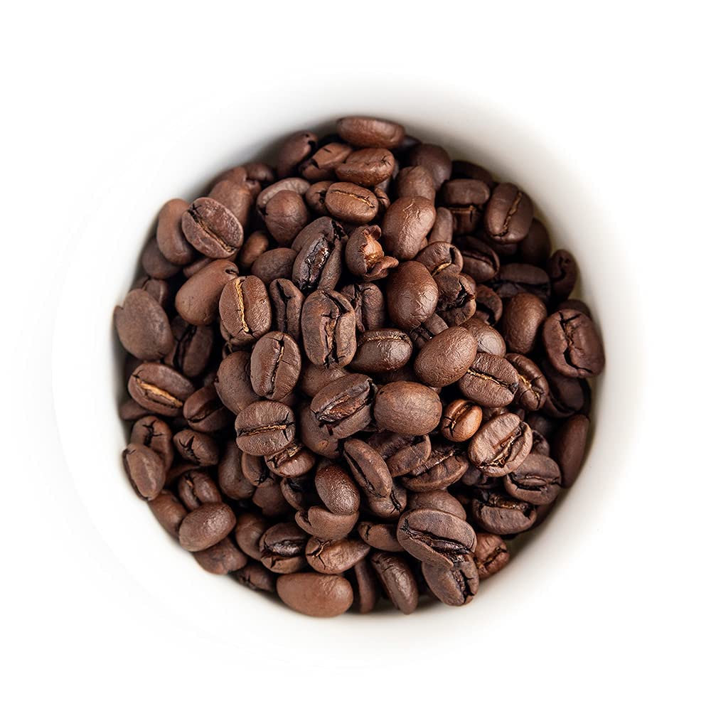 Fresh Roasted Coffee, Organic Mexican Swiss Water Half-Caf, 5 lb (80 oz), Kosher, Medium Roast, Whole Bean1