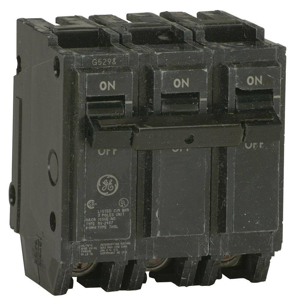 GE THQL32100 Q-Line 100 Amp 3 in. 3-Pole Circuit Breaker GE THQL32100 Q-Line 100 Amp 3 in. 3-Pole Circuit Breaker