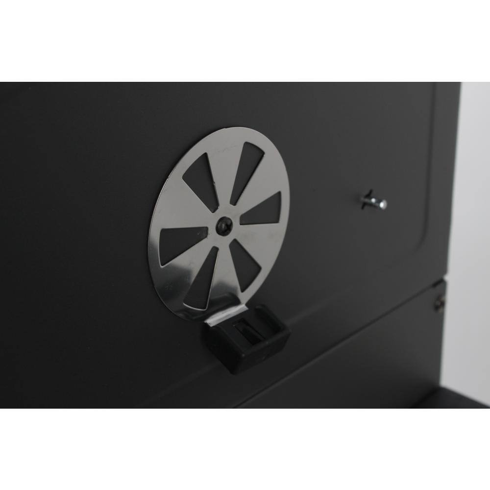 GRILLFEST SXC0546 Premium Charcoal Grill in Black with Folding shelf and built in thermometer3