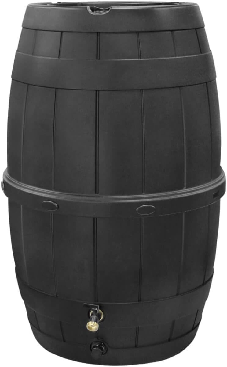 Garden Central 39 Gallon Knock Down Rain Barrel Garden Central 39 Gallon Knock Down Rain Barrel