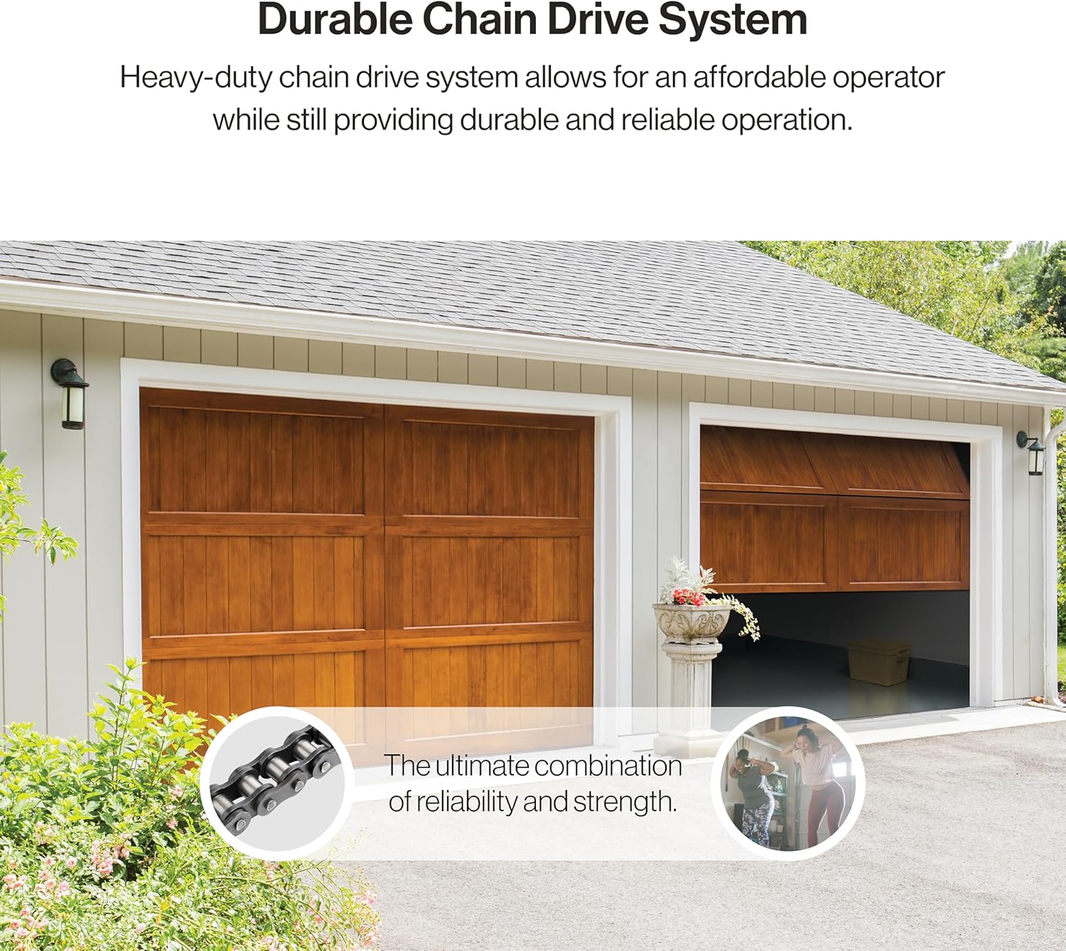 Genie Chain Drive 500 Garage Door Opener - Model 1035 - Reliable Chain Drive Garage Opener,Black23