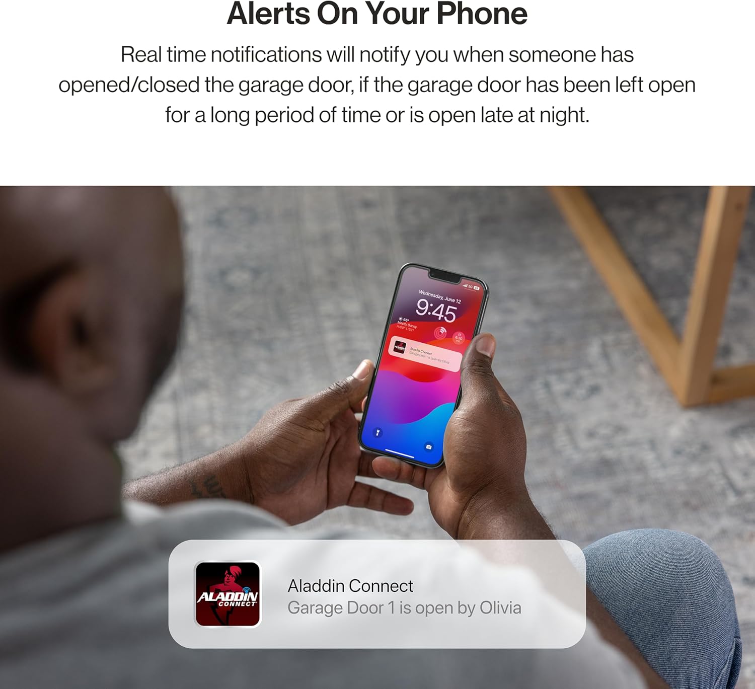 Genie Chain Glide Connect Essentials Smart Garage Door Opener - Reliable Chain Drive Opener With LED Lighting- Compatible with Alexa, SmartThings, Brilliant Smart Home5