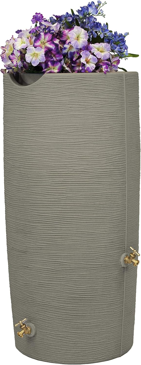Good Ideas Impressions Stone 50 Gallon Rain Saver - Sandstone5