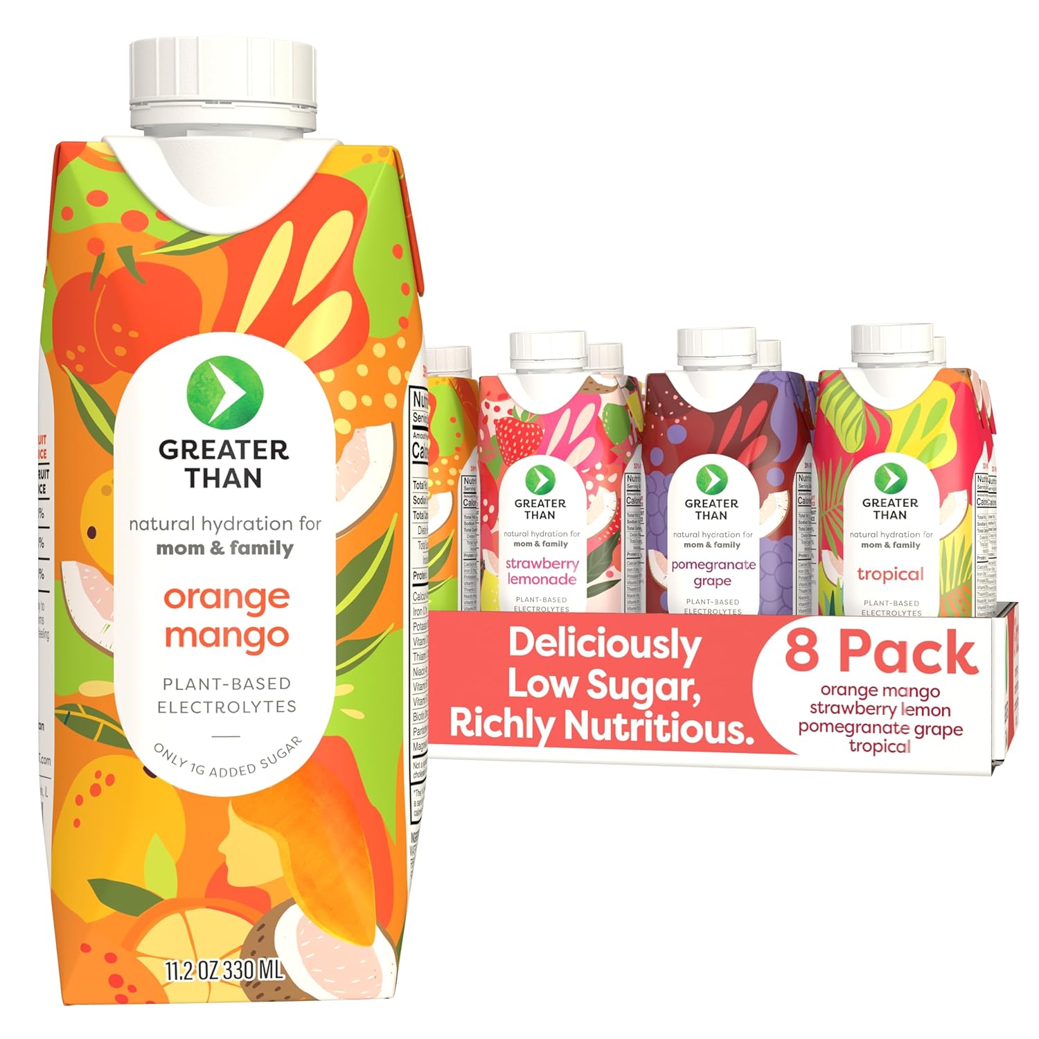 Greater Than Lactation Supplement Support, Coconut Water, Vitamins & Electrolyte Drink for Breastfeeding, Breast Milk & Immune Support, Lactation Cookies Alt, Gluten Free, Low Sugar, 8 Variety Pack Greater Than Lactation Supplement Support, Coconut Water, Vitamins & Electrolyte Drink for Breastfeeding, Breast Milk & Immune Support, Lactation Cookies Alt, Gluten Free, Low Sugar, 8 Variety Pack