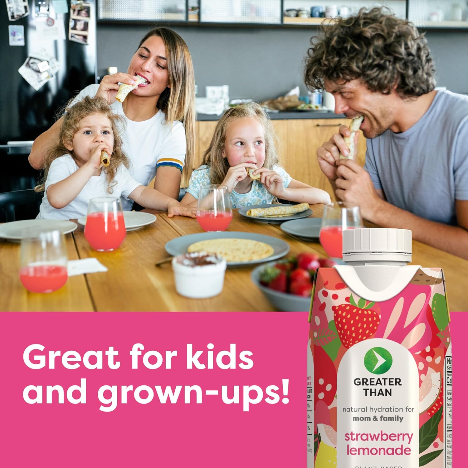 Greater Than Lactation Supplement Support, Coconut Water, Vitamins & Electrolyte Drink for Breastfeeding, Breast Milk & Immune Support, Lactation Cookies Alt, Gluten Free, Low Sugar, 8 Variety Pack0