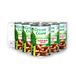 Green Giant 3 Bean Salad Bundle - 6 x 15 Oz Cans of Green Giant Three Bean Salad, Bundled with a JFS Recipe Card