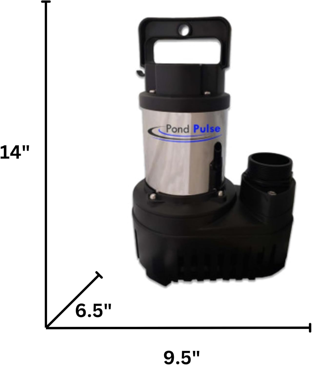 HALF OFF PONDS Pond Pulse 3,000 GPH Submersible Waterfall Pump – Hybrid Drive Pond Pump with 30' Cord – Energy Efficient, Fish Safe, 20' Max Head, for Skimmers & Large Water Features1
