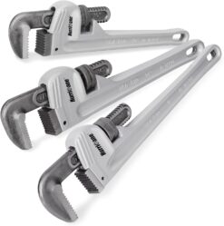 HURRICANE 3-Piece Aluminum Pipe Wrench Set,10