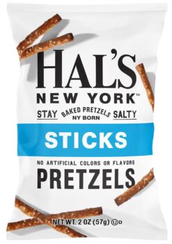 Hal's New York Baked Pretzels (Sticks, 2 Ounce (Pack of 24))