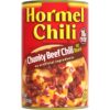 Hormel Chili Chunky Chili No Beans 12-Pack, 11.25 LB
