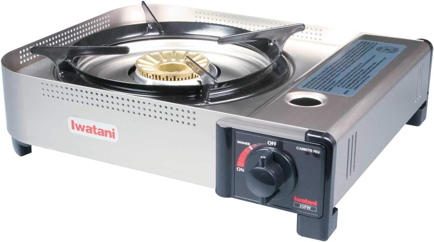 Iwatani 35FW Single-Burner Butane Portable Cooktop Indoor & Outdoor Cooking Stove Medium Iwatani 35FW Single-Burner Butane Portable Cooktop Indoor & Outdoor Cooking Stove Medium