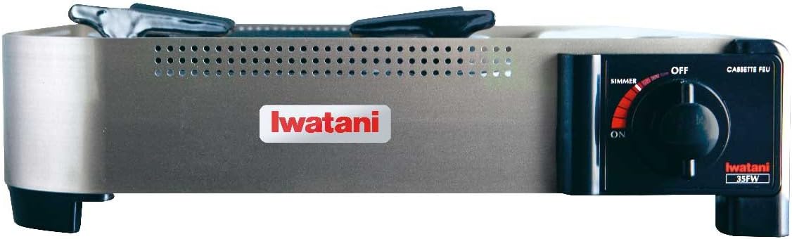 Iwatani 35FW Single-Burner Butane Portable Cooktop Indoor & Outdoor Cooking Stove Medium1