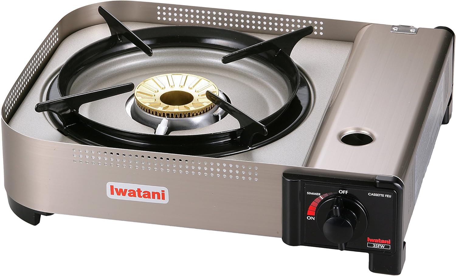 Iwatani 35FW Single-Burner Butane Portable Cooktop Indoor & Outdoor Cooking Stove Medium56