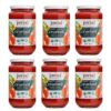 Jovial Crushed Tomatoes - Organic Tomatoes, Non-GMO, USDA Certified Organic, No Additives, BPA-Free, No Added Sugar, No Salt Added, Recyclable Glass, Made in Italy - 18.3 Oz, 6 Pack