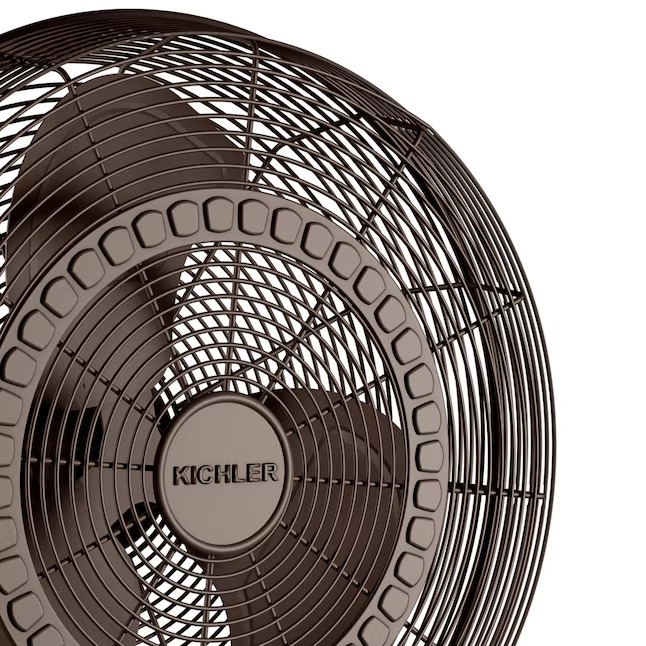 Kichler 339218SNB Pola 18-in Hardwired Indoor or Outdoor Bronze Wall Mounted Fan1_11zon