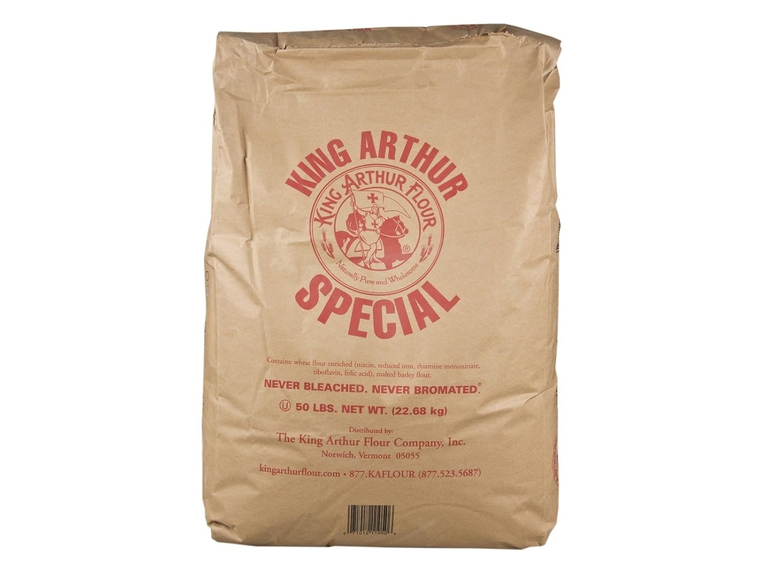 King Arthur Unbleached Bread White Flour, 50 Pound King Arthur Unbleached Bread White Flour, 50 Pound