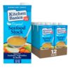 Kitchen Basics Original Seafood Stock, 32 oz (Pack of 12) | No Artificial Flavors and Gluten Free