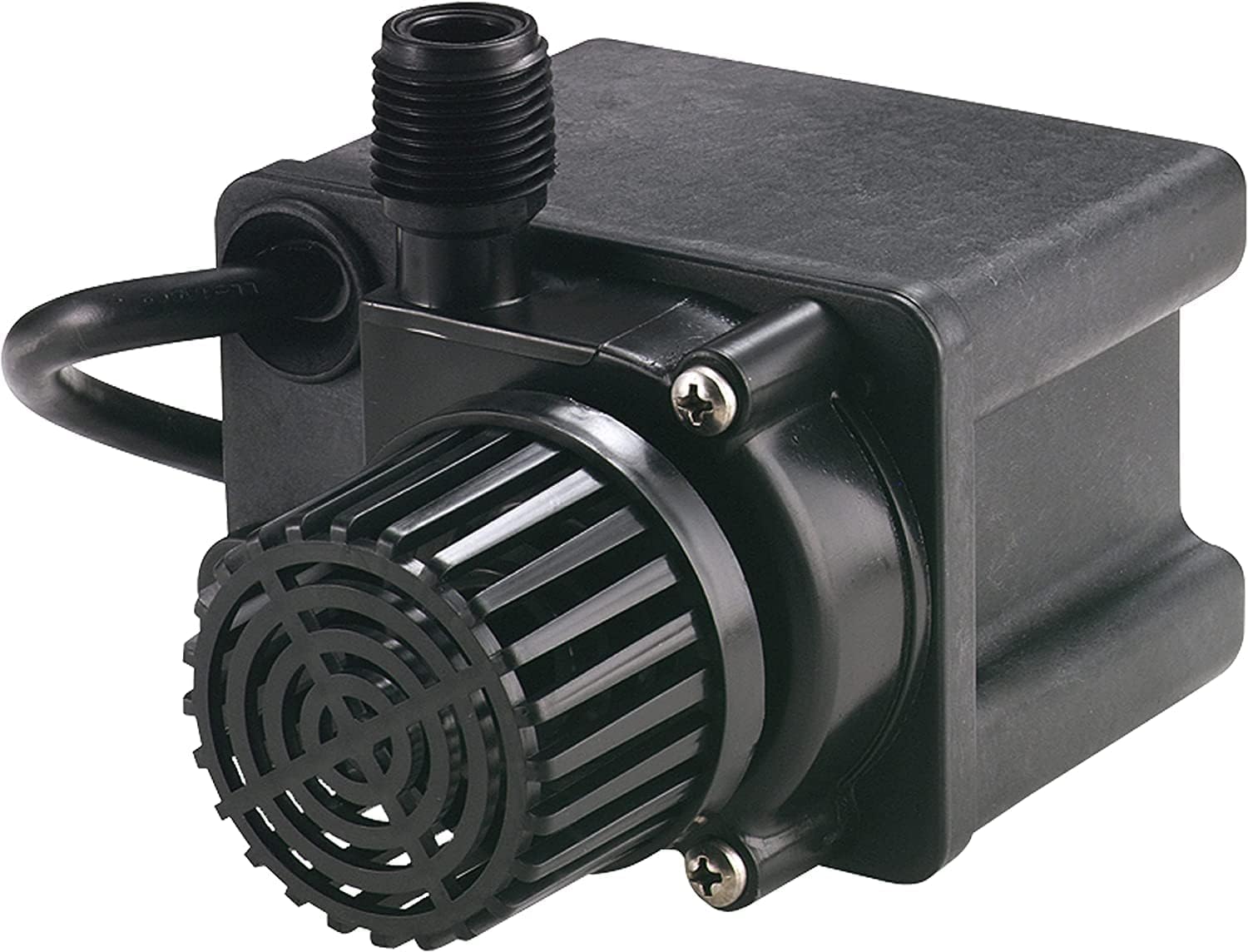 Little Giant PE-2.5F-PW 115 Volt, 1 28 HP, 475 GPH Submersible Direct Drive Pump for Small Ponds or Fountain with 15-Ft. Cord, Black, 566612 Little Giant PE-2.5F-PW 115 Volt, 1/28 HP, 475 GPH Submersible Direct Drive Pump for Small Ponds or Fountain with 15-Ft. Cord, Black, 566612