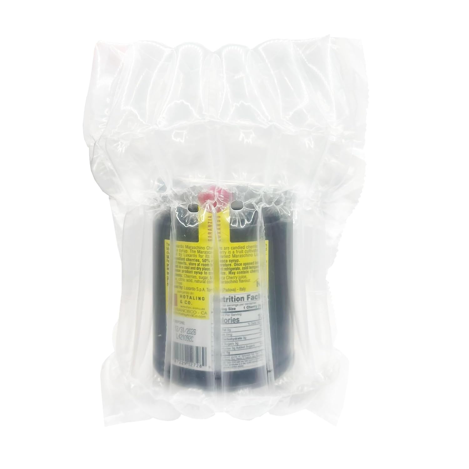 Luxardo Gourmet Cocktail Maraschino Cherries for Old Fashioned, Manhattan and Desserts Packed in Special Protective Bubble 400G Jar (Pack of 3)3