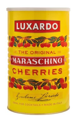 Luxardo The Original Maraschino Cherries | Gourmet Cherries | Ideal For Cocktails | Product of Italy | Approximately 890 Cherries Per Tin - 12 Lbs Can.