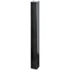 Mail Boss 7121 Galvanized Steel In-Ground Mailbox Post in Black