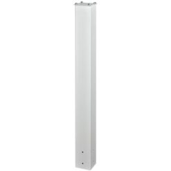 Mail Boss 7122 Galvanized Steel In-Ground Post, Cream White (Off White)